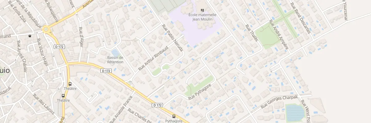 Plan du 136 Rue Paul Verlaine à Mauguio