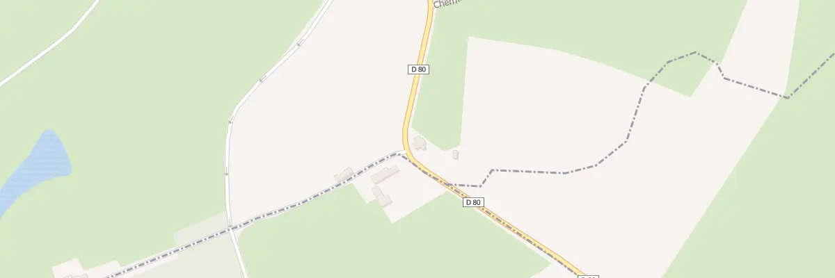 Plan du 45 Rte de Felleries à Beugnies