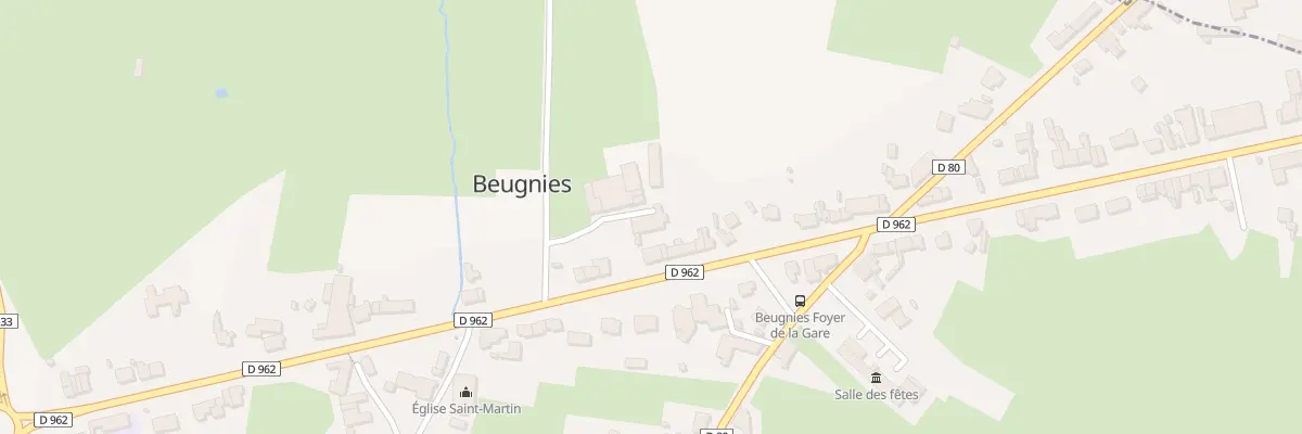 Plan du 1 Che du Chauffour à Beugnies