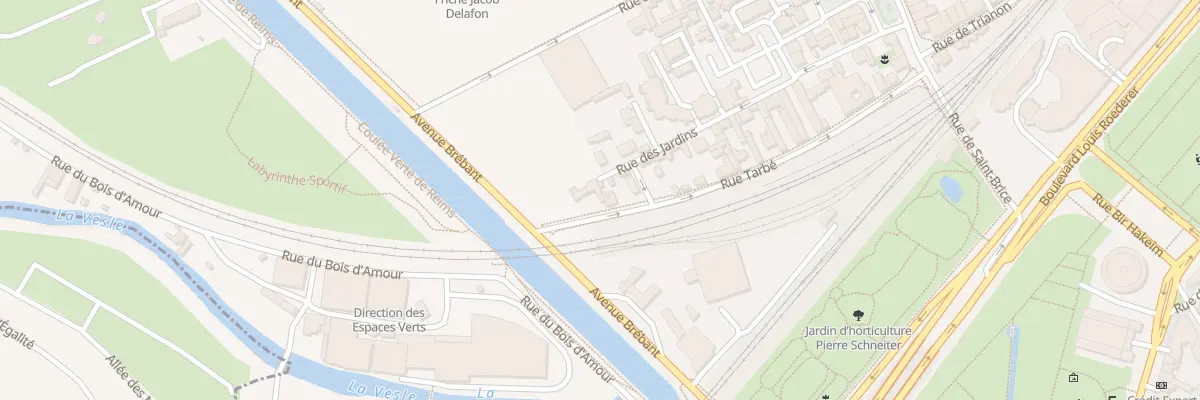 Plan du 32 Rue Tarbé à Reims
