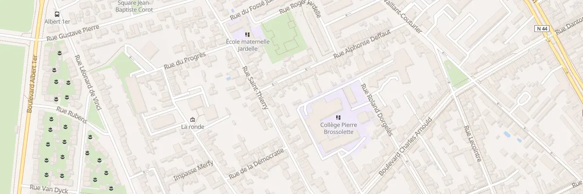 Plan du 57 Rue Alphonse Deffaut à Reims