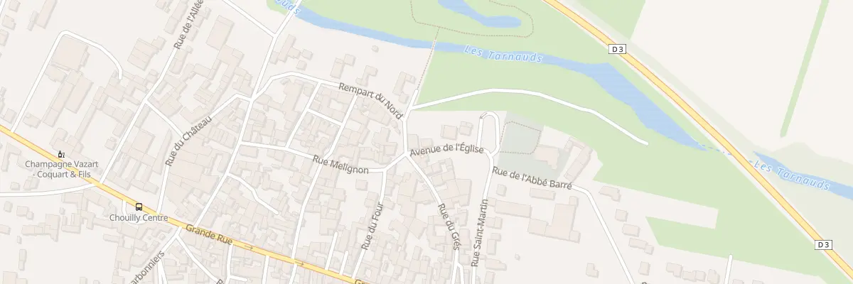 Plan du 1 Av de l’Eglise à Chouilly
