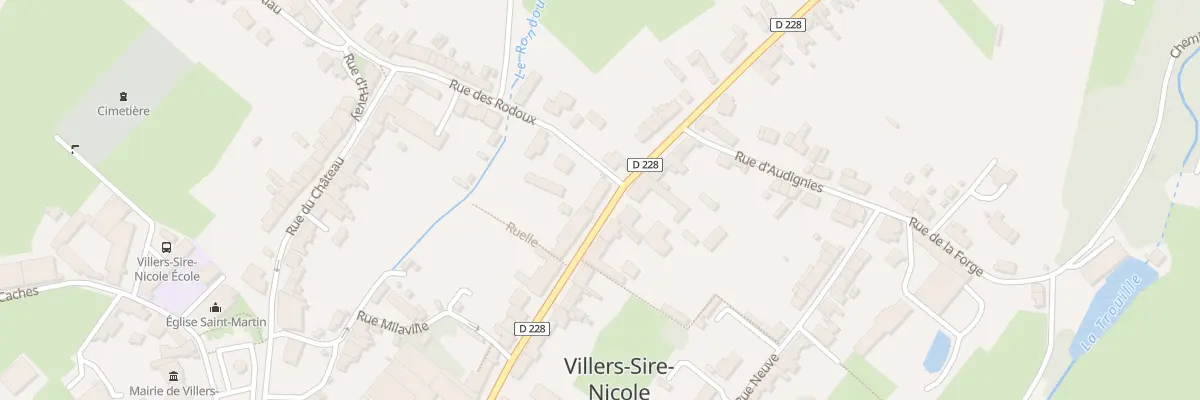 Plan du 43 Rue Albert Mathieu à Villers-Sire-Nicole