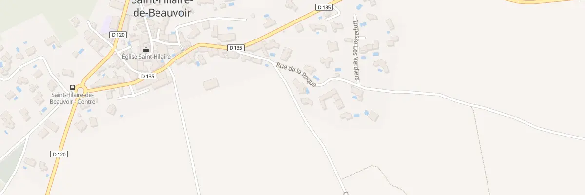 Plan du 5491F Rue de la Roque à Saint-Hilaire-de-Beauvoir