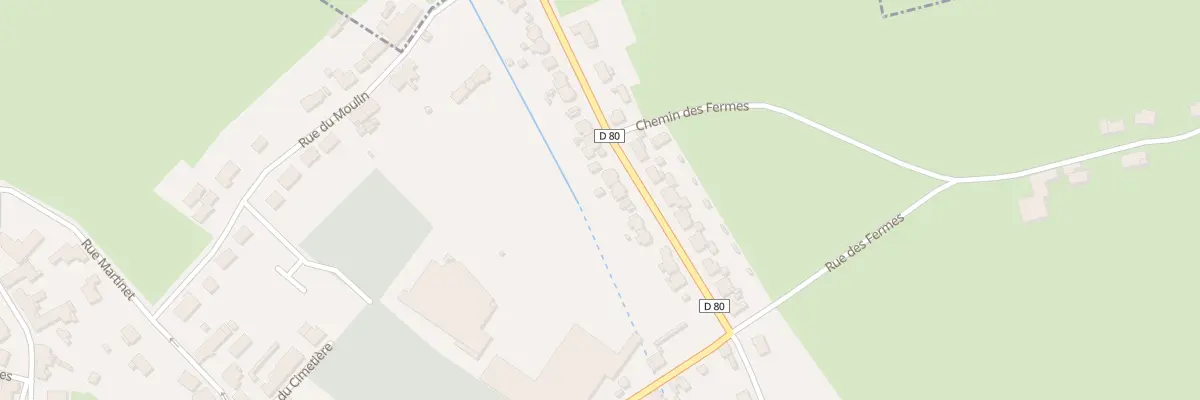 Plan du 33 Rue de Ramousies à Sains-du-Nord