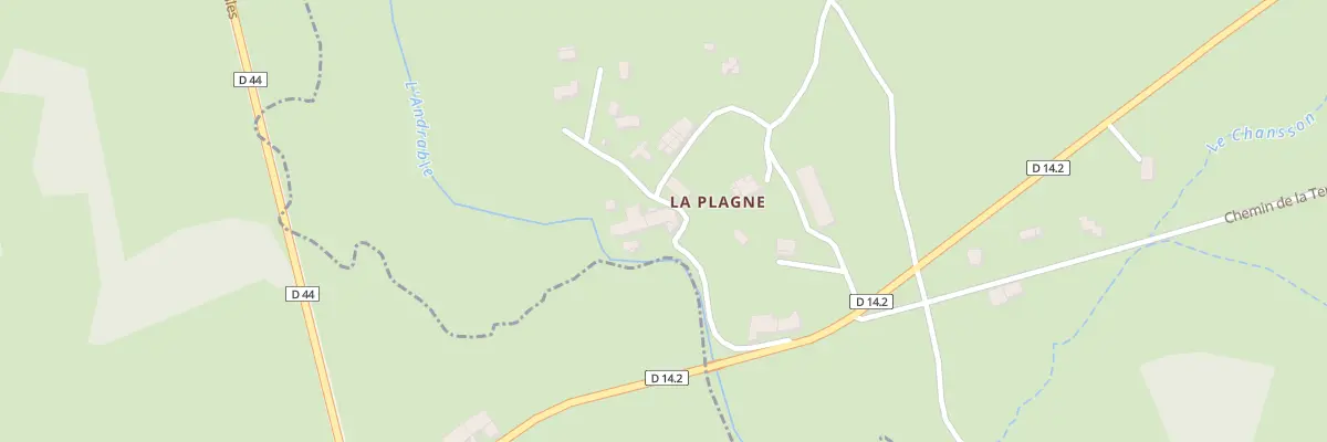Plan du 5015 La Plagne à Merle-Leignec