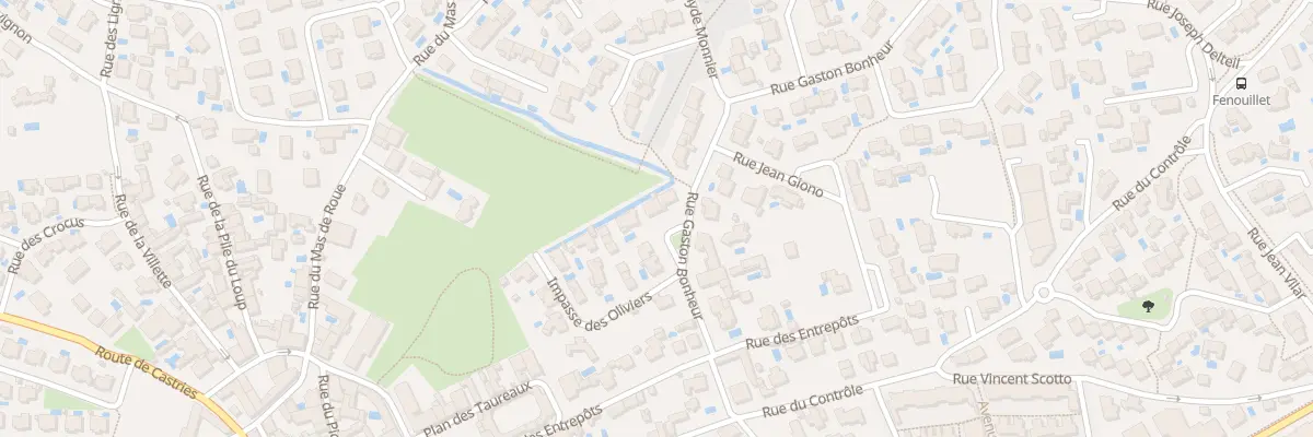 Plan du 9 Rue Gaston Bonheur à Baillargues
