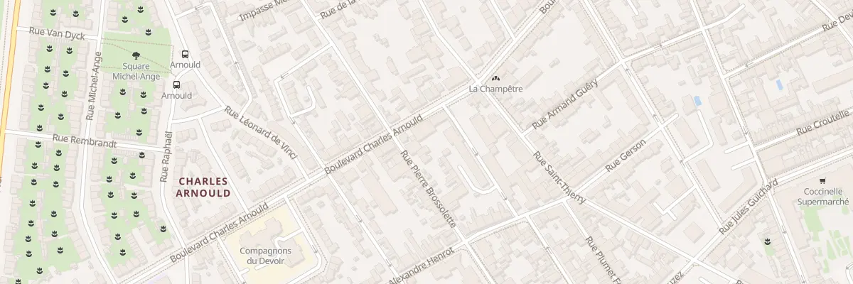 Plan du 85 Bd Charles Arnould à Reims