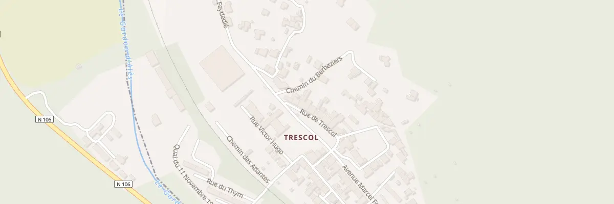 Plan du 18 Rue de Trescol à La Grand-Combe