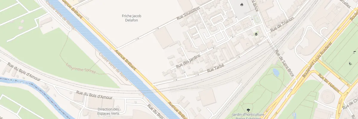 Plan du 32 Rue des Jardins à Reims