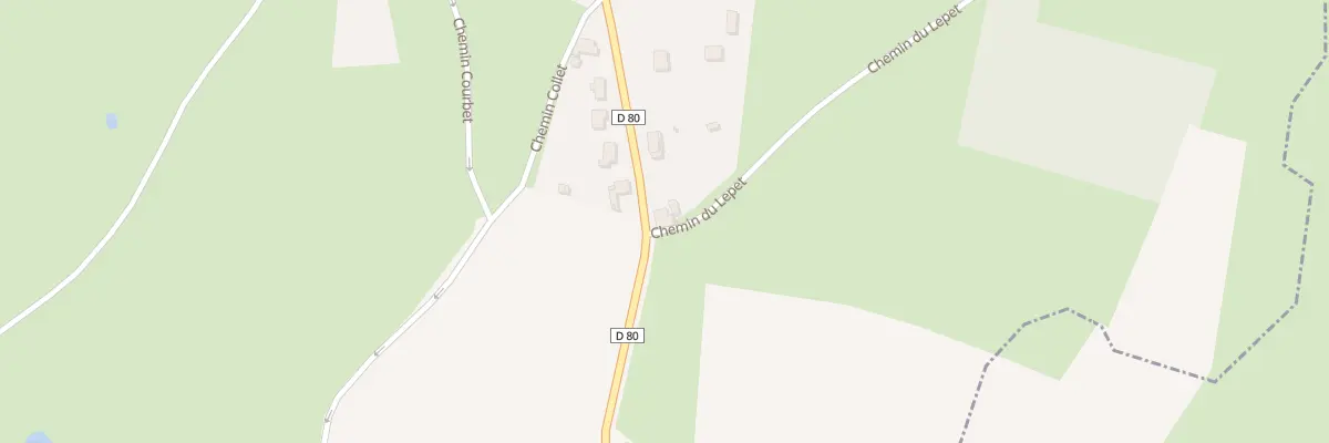 Plan du 43 Rte de Felleries à Beugnies