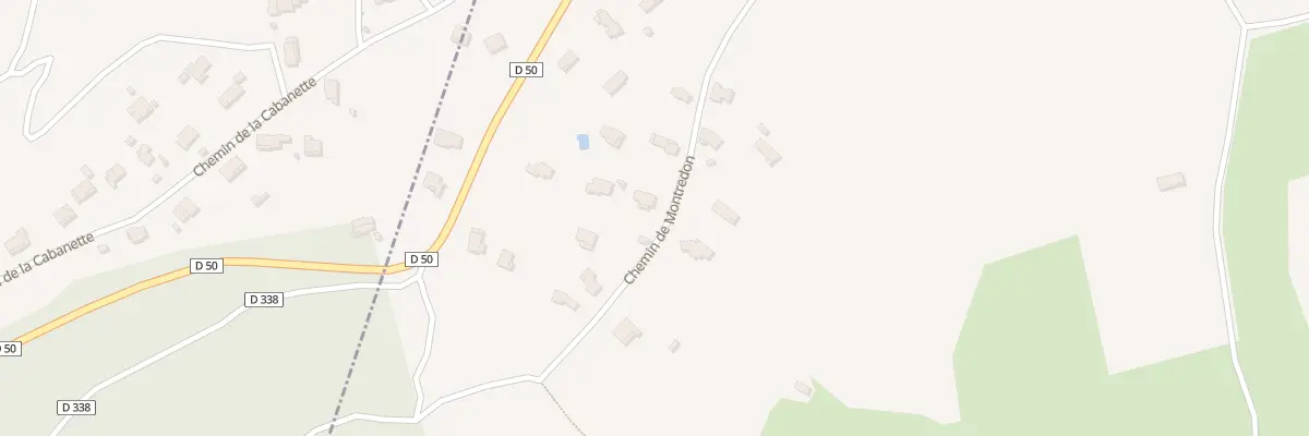 Plan du 406 Che de Montredon à Saint-Jean-du-Pin