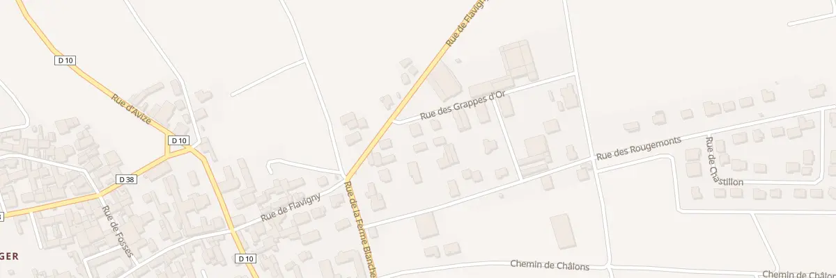 Plan du 12 Rue de Flavigny à Blancs-Coteaux