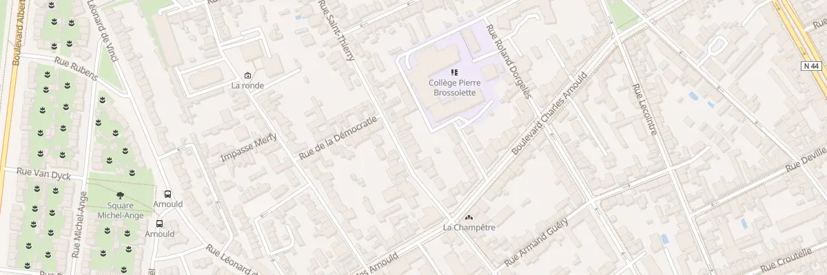 Plan du 68 Rue Saint-Thierry à Reims