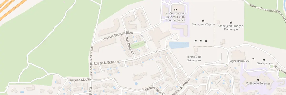Plan du 6 Rue les Pecheurs de Perles à Baillargues