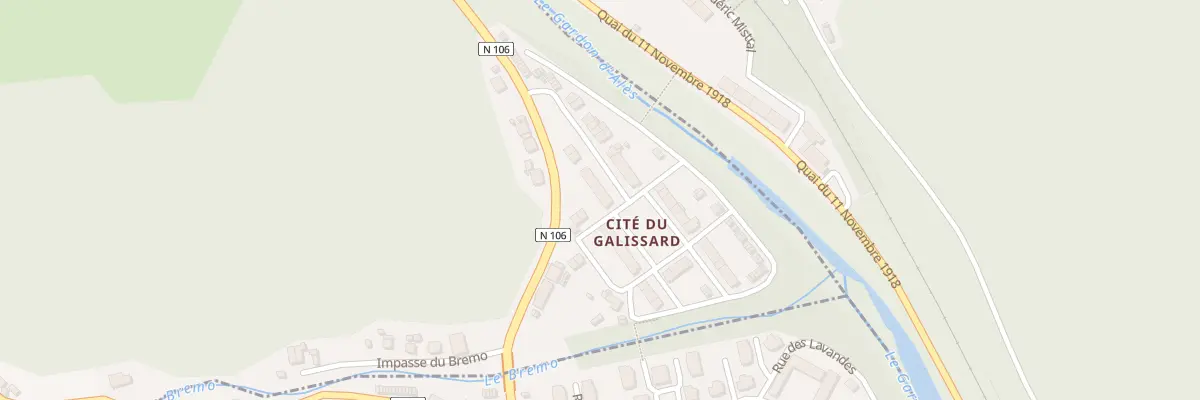 Plan du 4E Cité du Galissard à Branoux-les-Taillades