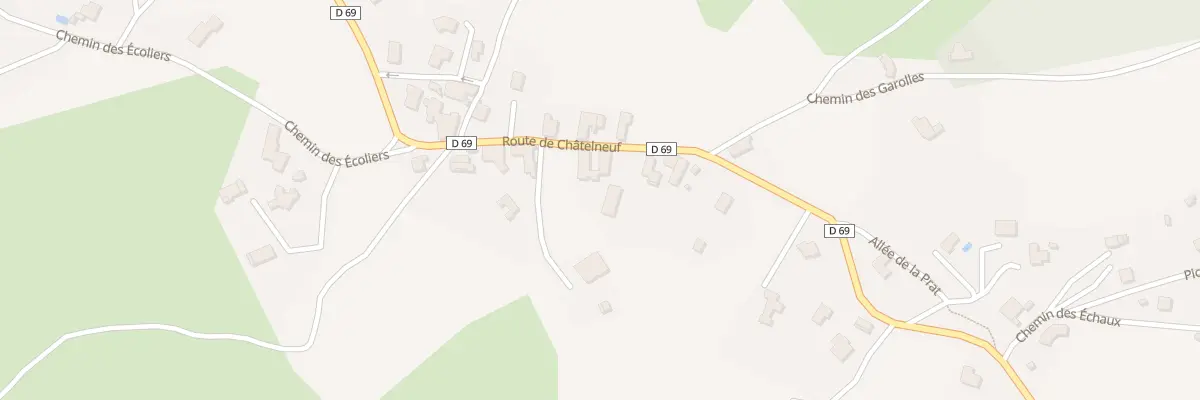 Plan du 1629 Rte de Châtelneuf à Essertines-en-Châtelneuf