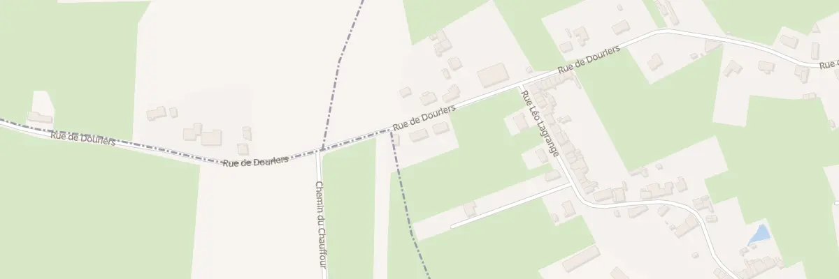 Plan du 57 Rue de Dourlers à Beugnies