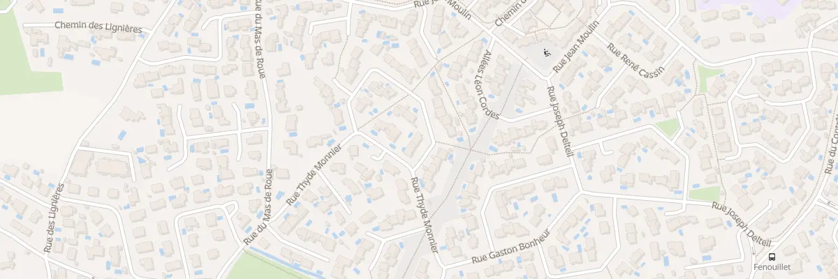 Plan du 16 Rue Frederic Mistral à Baillargues