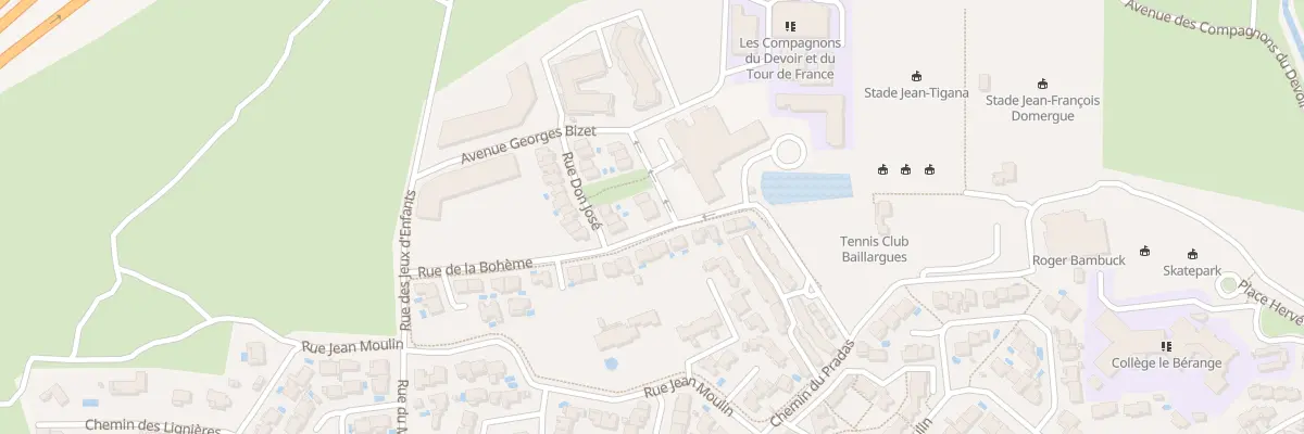 Plan du 2 Rue les Pecheurs de Perles à Baillargues