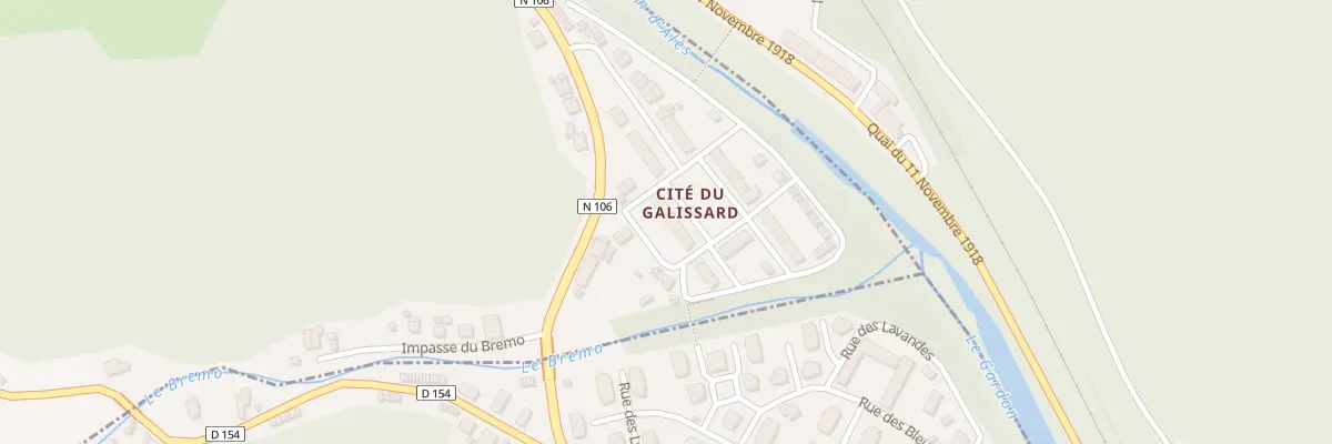Plan du 6D Cité du Galissard à Branoux-les-Taillades