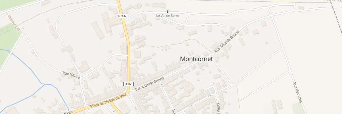 Plan du 37 Rue Aristide Briand à Montcornet