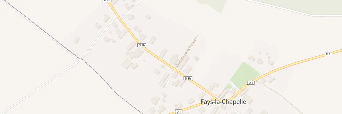 Plan du 12 Rue de la Fontaine à Fays-la-Chapelle