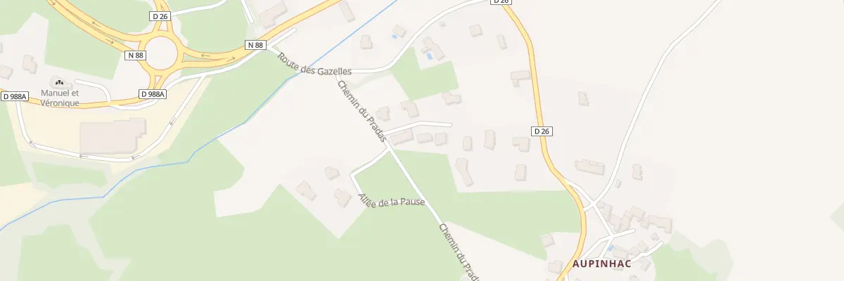 Plan du 9008 Aupinhac à Saint-Pierre-Eynac