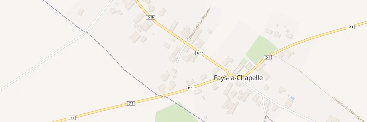 Plan du 7 Rue de la Fontaine à Fays-la-Chapelle