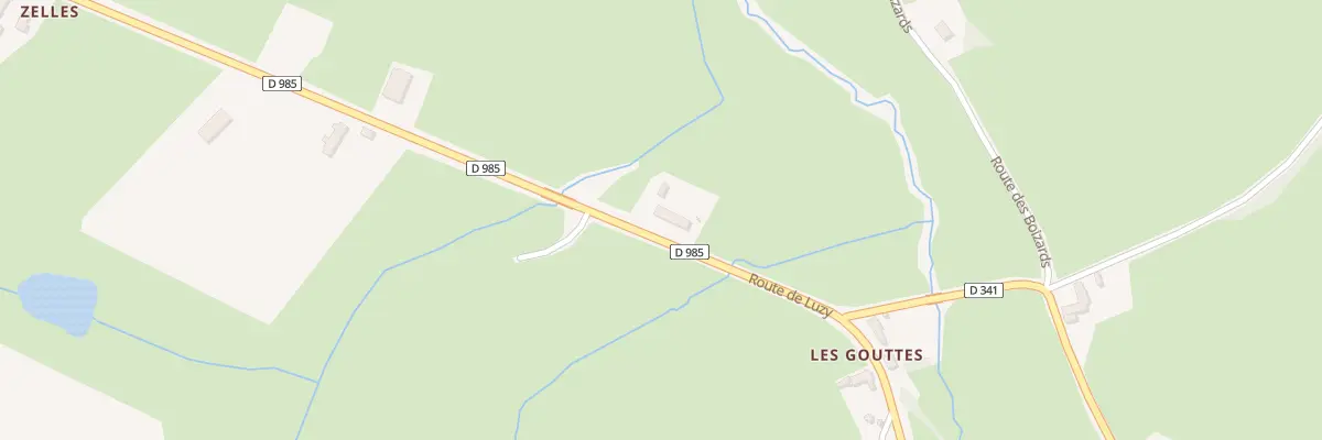 Plan du 1418 Rte de Luzy à Cuzy