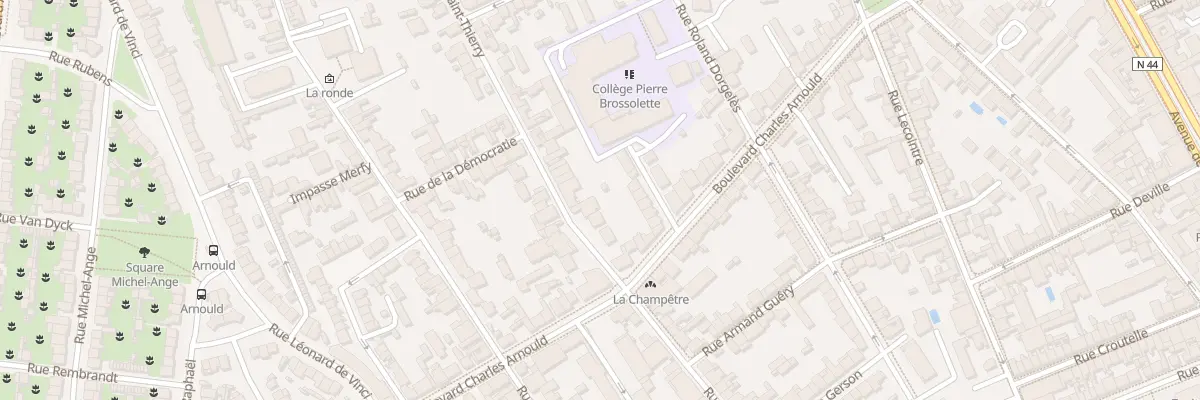 Plan du 62 Rue Saint-Thierry à Reims