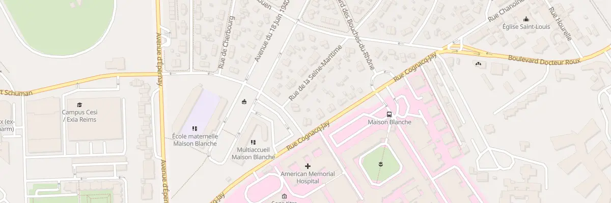 Plan du 4 Rue de la Seine Maritime à Reims