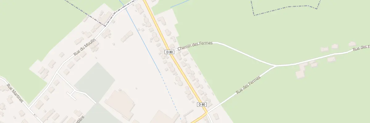 Plan du 52 Rue de Ramousies à Sains-du-Nord