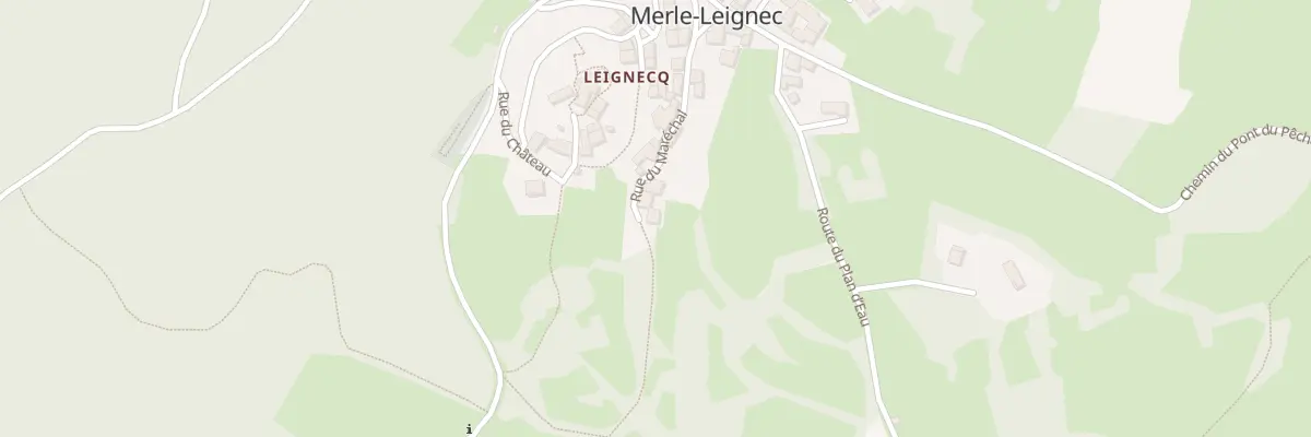 Plan du 183 Rue du Maréchal à Merle-Leignec