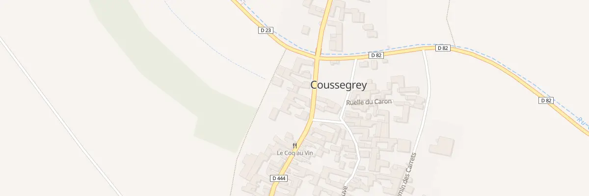 Plan du 37 Rue Grande Rue à Coussegrey