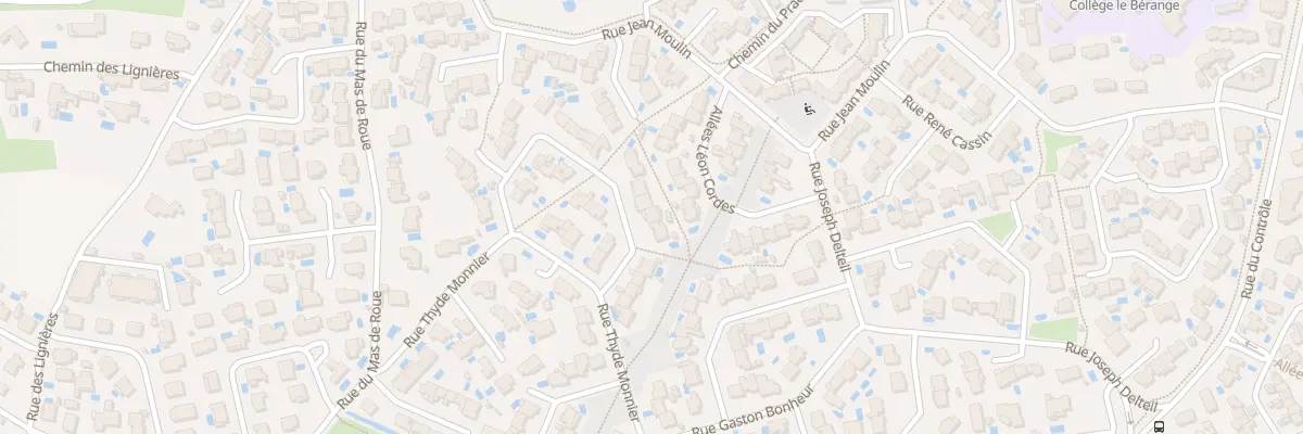 Plan du 23 Rue Frederic Mistral à Baillargues