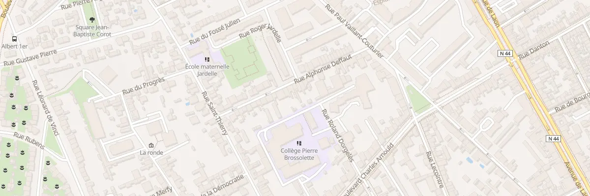 Plan du 37 Rue Alphonse Deffaut à Reims