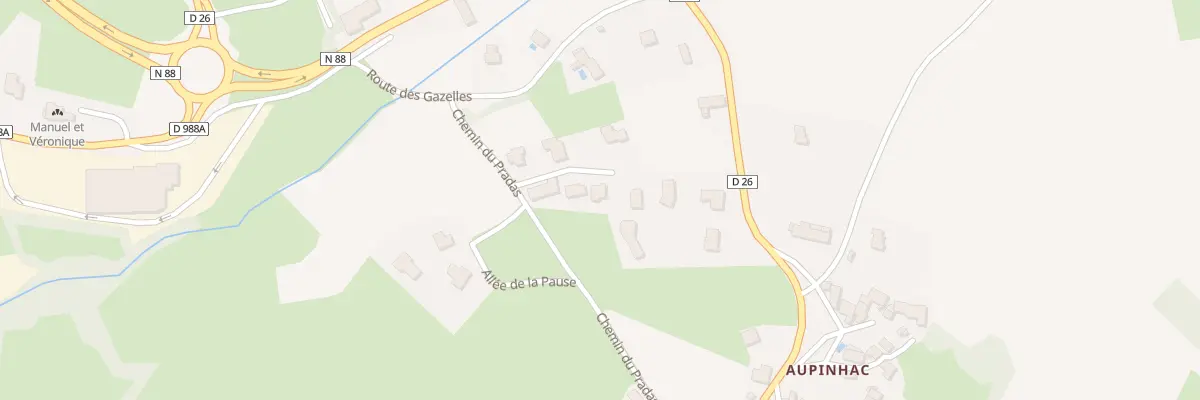 Plan du 9007 Aupinhac à Saint-Pierre-Eynac