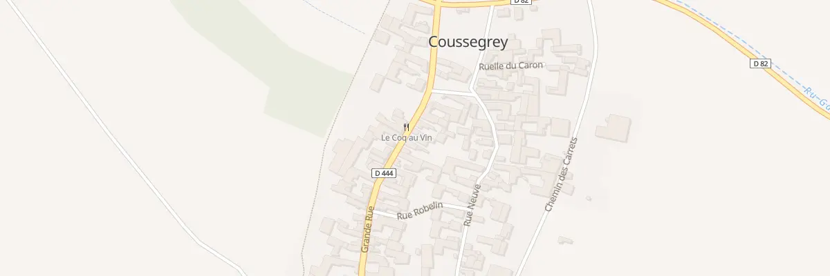 Plan du 32 Rue Grande Rue à Coussegrey