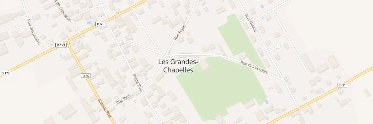Plan du 6 Rue des Vergers aux Grandes-Chapelles