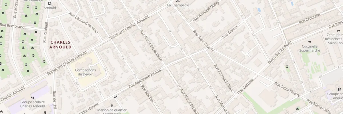 Plan du 26 Rue Alexandre Henrot à Reims