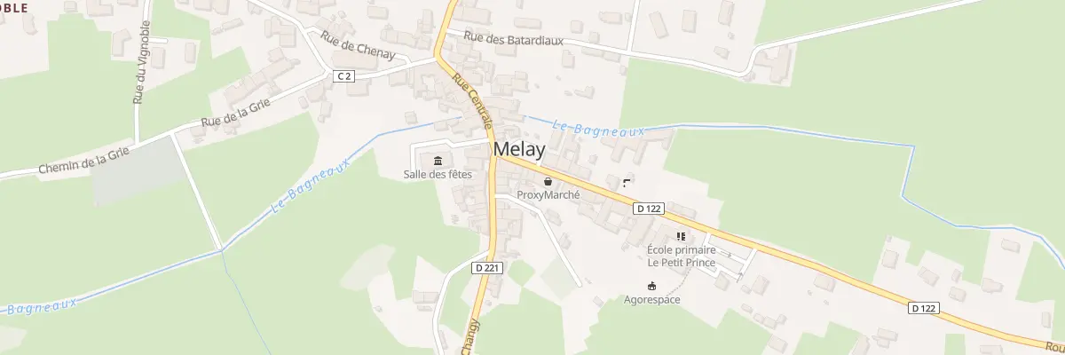 Plan du 14 Rue de Briennon à Melay