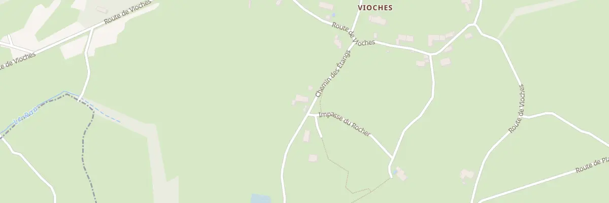 Plan du 138 Che des Etangs à Mézères
