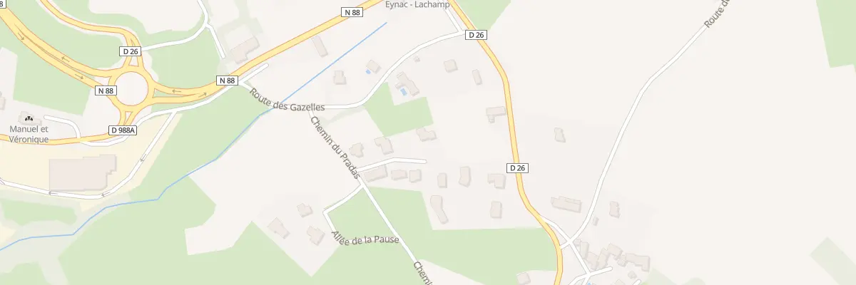 Plan du 9004 Aupinhac à Saint-Pierre-Eynac