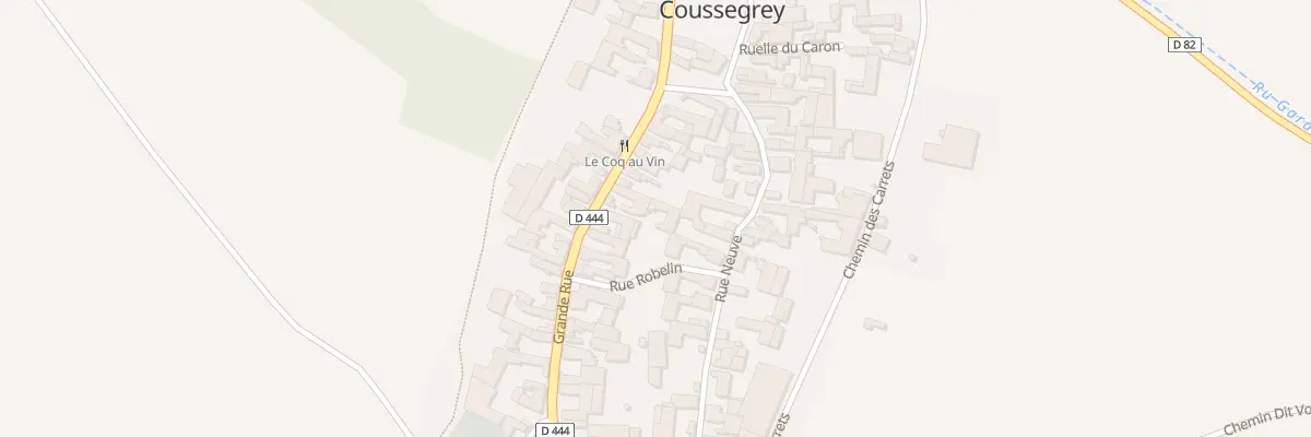 Plan du 26 Rue Grande Rue à Coussegrey