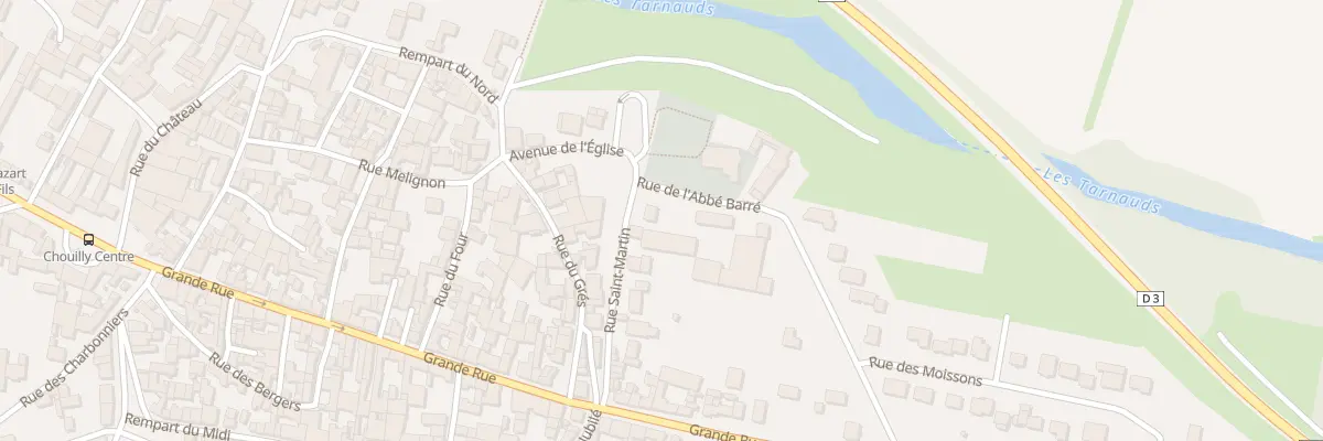 Plan du 15 Rue Saint Martin à Chouilly
