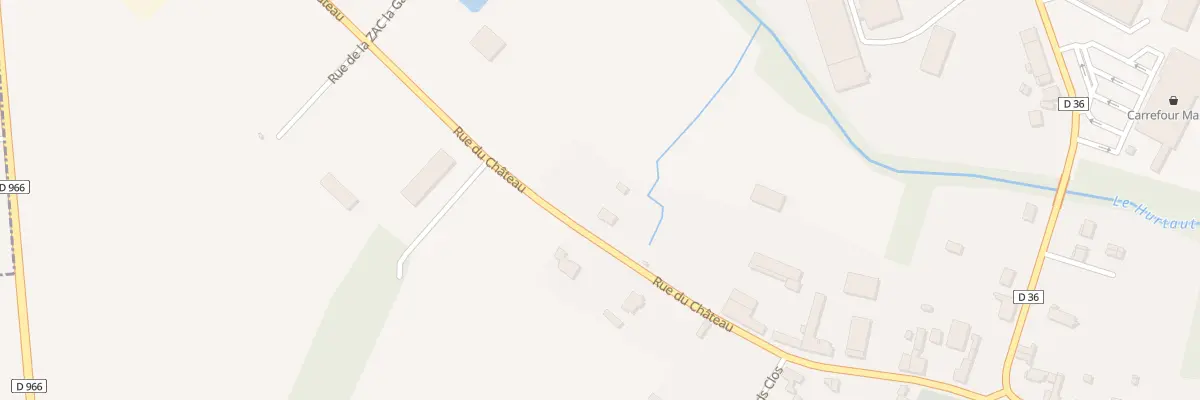 Plan du 12 Rue du Château à Lislet