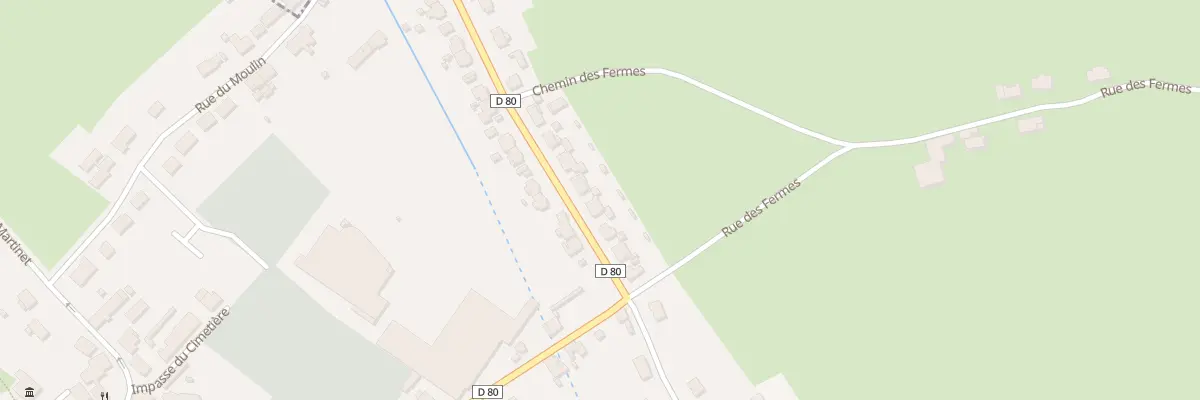 Plan du 40 Rue de Ramousies à Sains-du-Nord