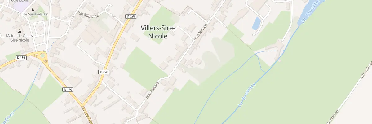 Plan du 30 Rue Neuve à Villers-Sire-Nicole