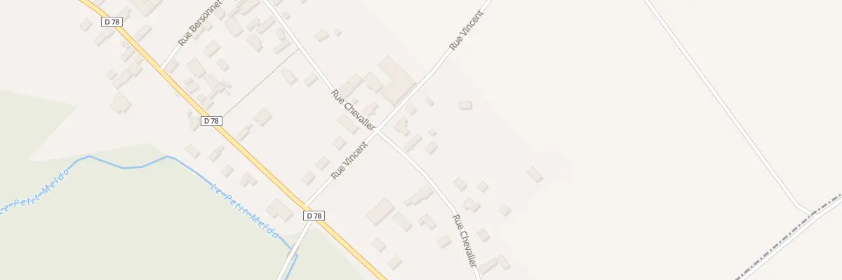 Plan du 24 Rue Chevalier à Mergey